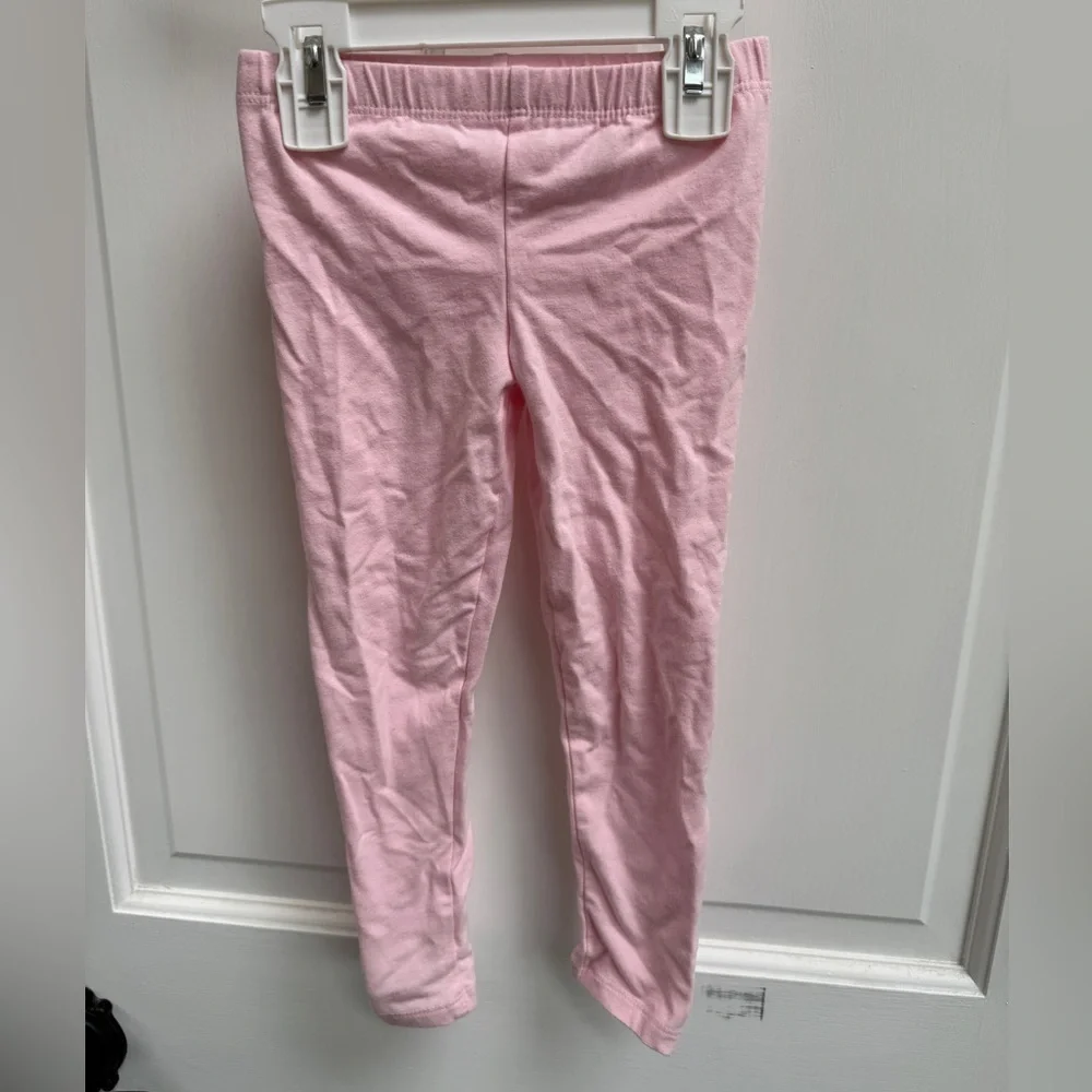 The Children's Place 4T Girls Light Pink Comfortable Stretch Leggings Pants